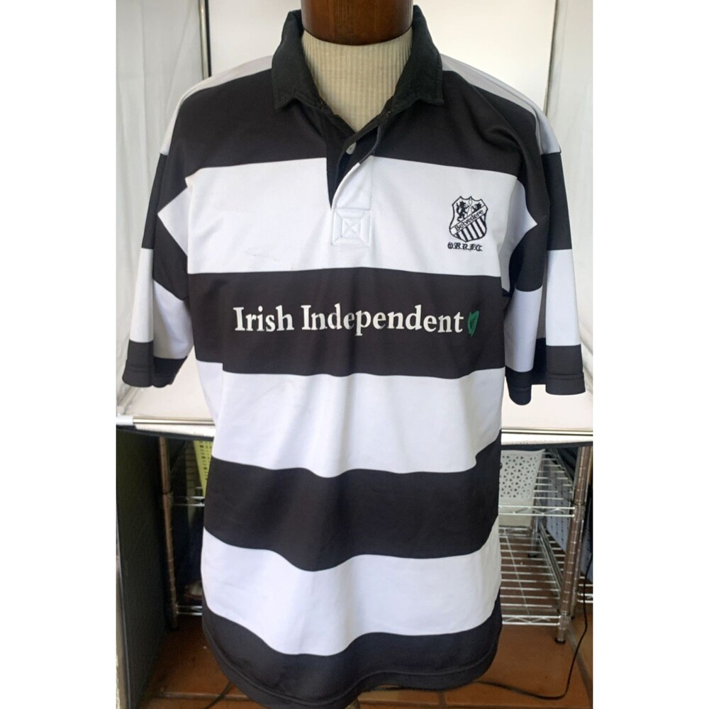 RugbyTech Old Belvedere RFC Rugby Jersey Size XL Iconic Dublin Club Barbo Stripe